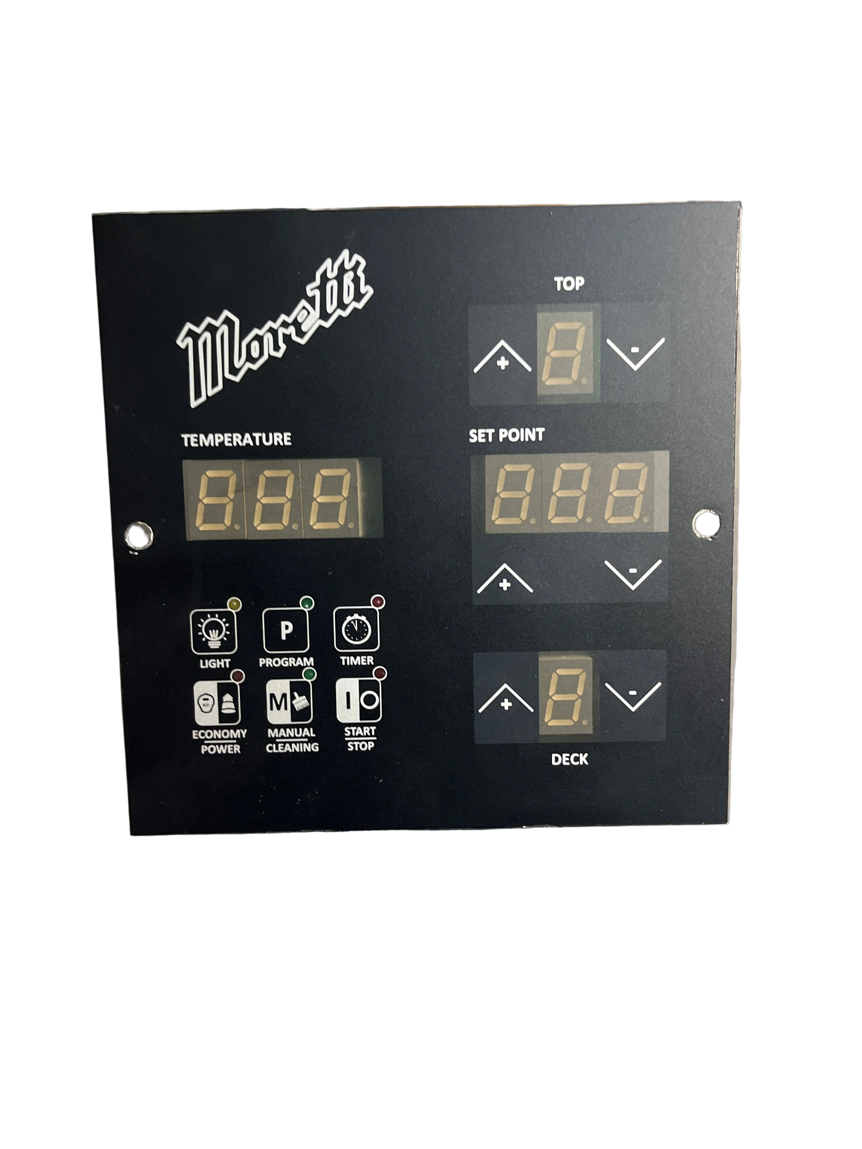 RMOR190 CONTROL PANEL DIGIT.MODUL.EL.PIZ-PAS.+TIMER NEAPOLIS (Pyrometer Termor Neapolis white led)
