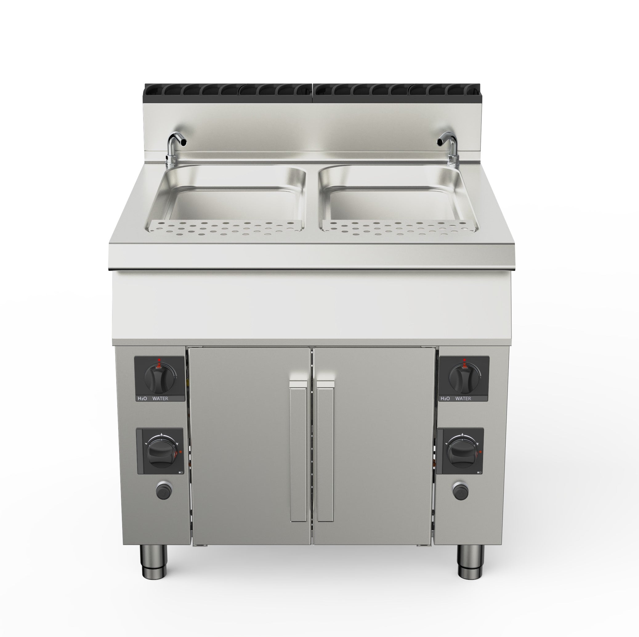 90CPG90 PLUS- Pasta cooker Gas, 2 Tank, dual burner