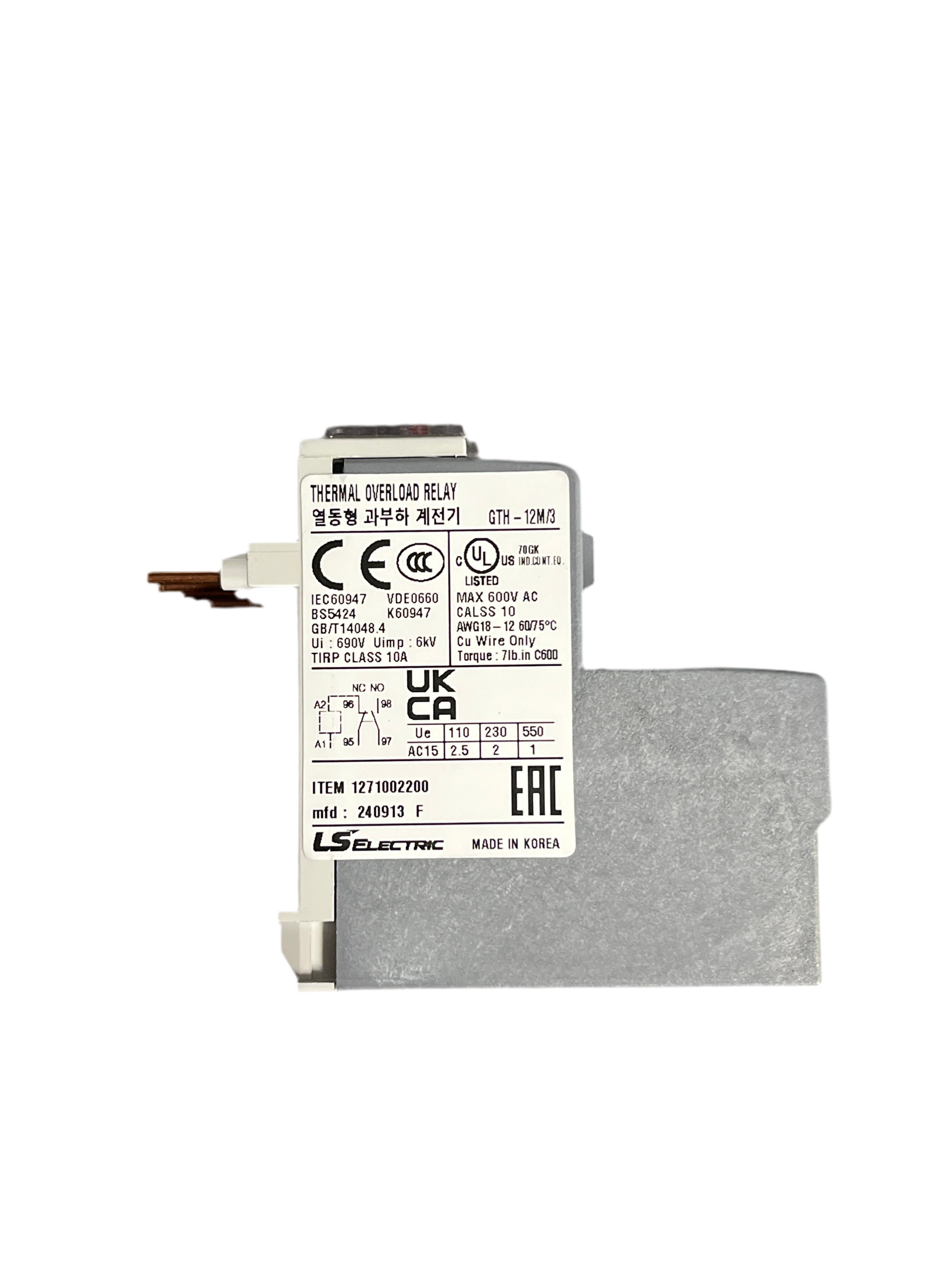 RELV594 THERMAL OVERLOAD RELAY 2,5-4,0