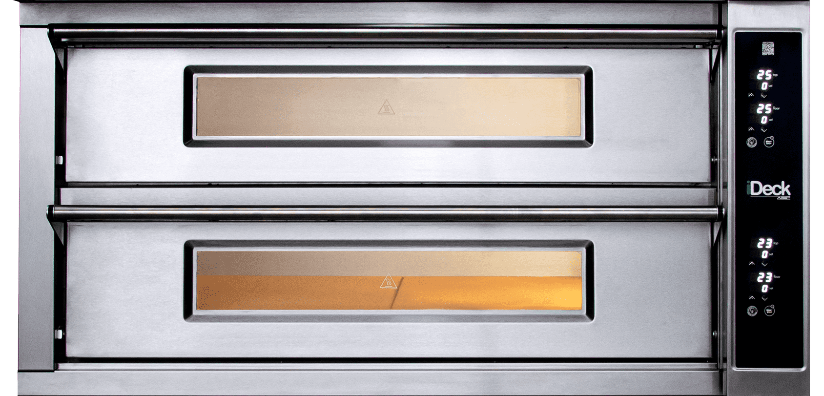ID-D 105.65 iDeck electronic Control Electric Pizza Oven 41" x 25" chamber (Internal) . 2 Deck
