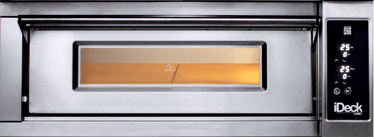 ID-M 72.72 iDeck Digital Control Electric Pizza Oven 28-1/3" x 28-1/3" x 5-1/2" chamber (Internal) . 1 Deck. 230/60/3ph