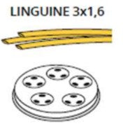 ACTRMPF50 - BRONZE PASTA DIE LINGUINE 3x1.6 mm - PF25E