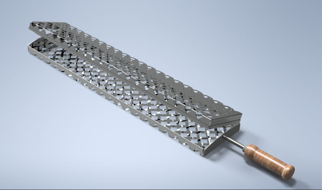 RMET311 - Basket type spit for ribs rack accessories