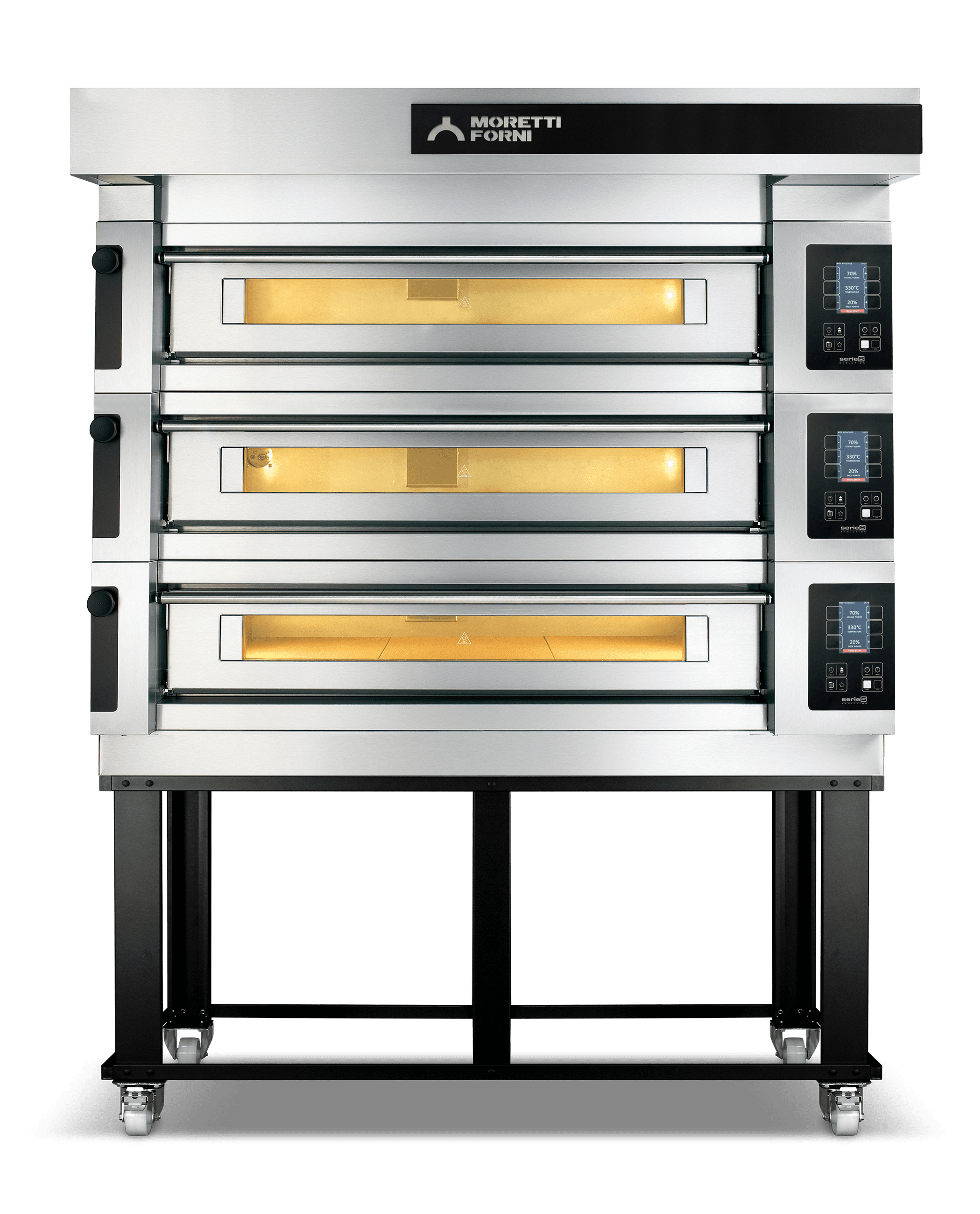 Serie S140E3 - Serie S modular Electric Pizza oven 71-1/2"x55-1/2"x14" (Chamber)