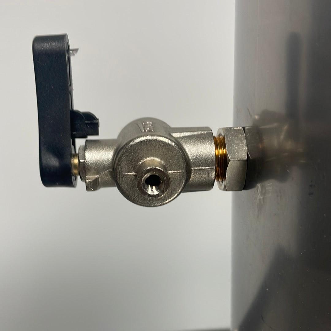 5900501 - KIT WATER SOFTENER 8 Lt. + FLEXIBLE PIPE (FOR 1 & 2 GROUP MACHINES)