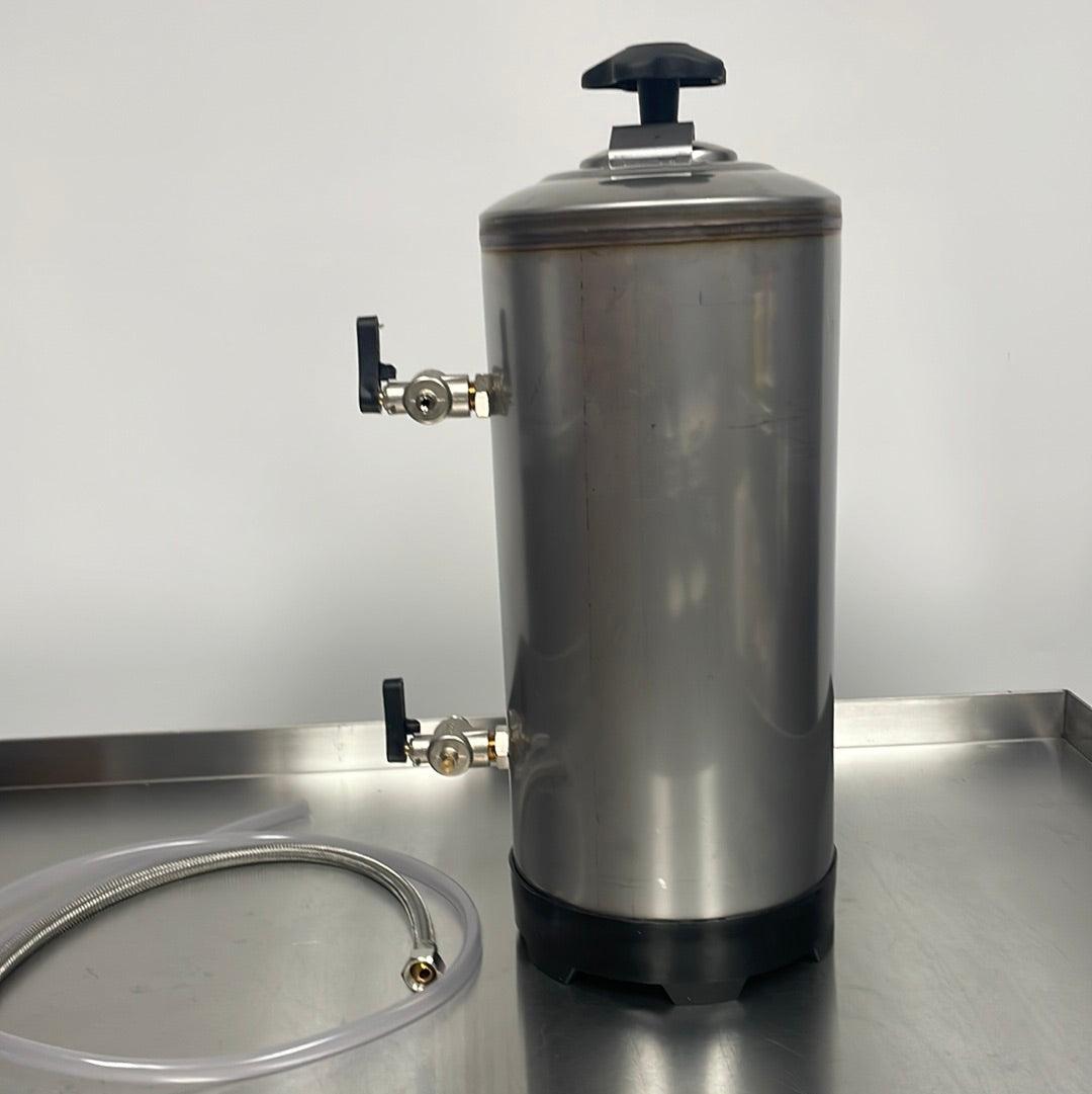 5900501 - KIT WATER SOFTENER 8 Lt. + FLEXIBLE PIPE (FOR 1 & 2 GROUP MACHINES)