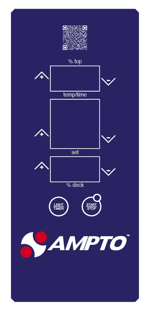 RMOR5395 - CONTROL PANEL LABEL AMPTO 1 DECK