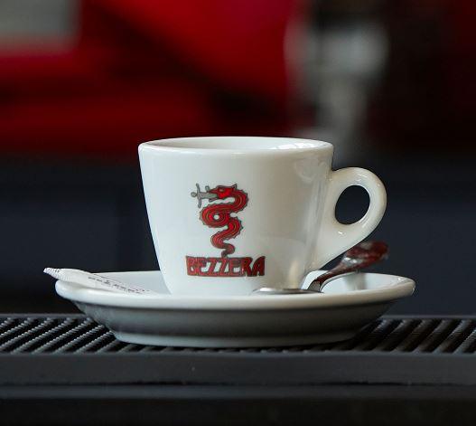 7990609 - ESPRESSO CUP BEZZERA SINCE 1901 Set of 6 with plate