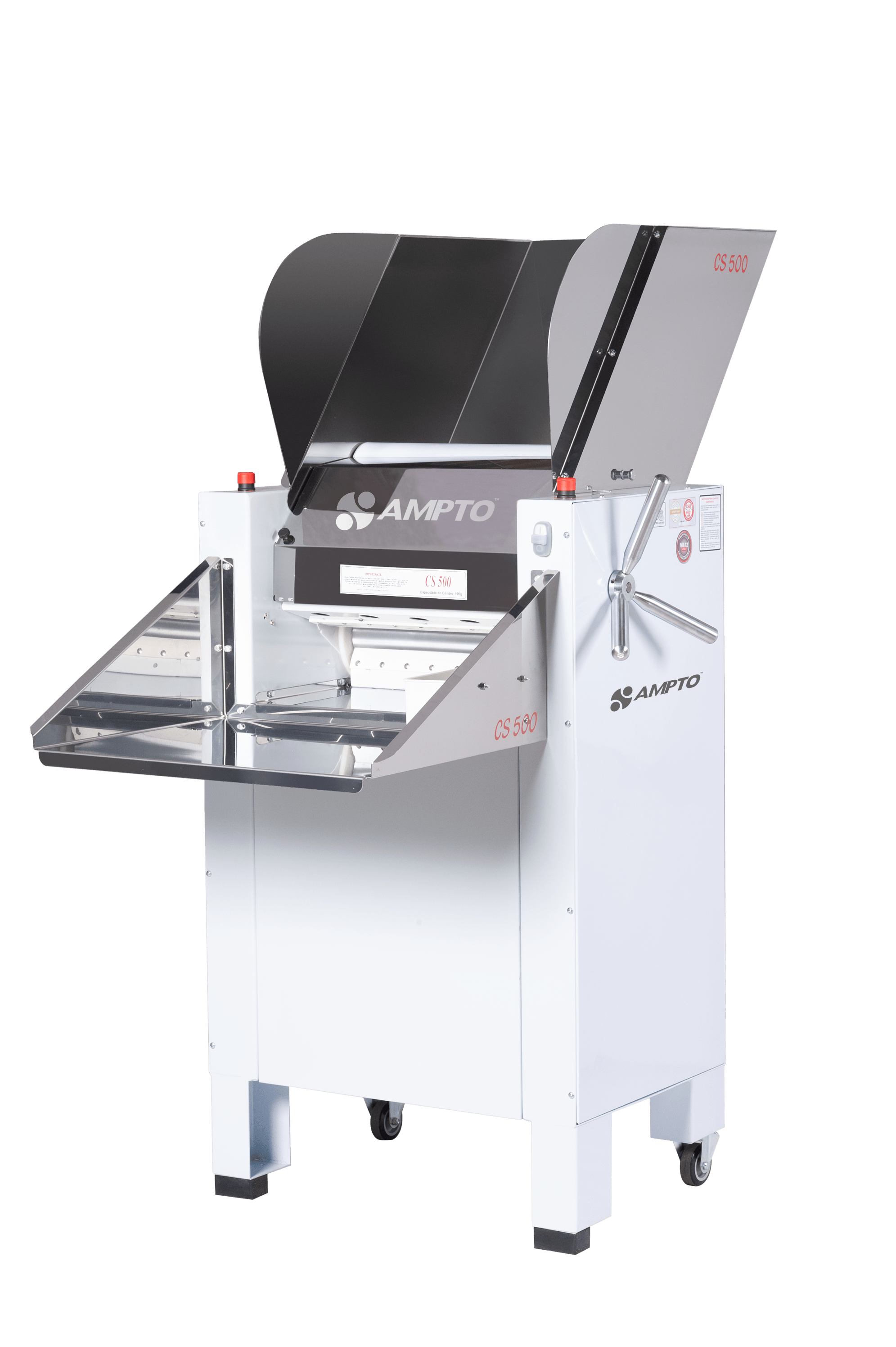 CS-500 Dough Breaker /  Sheeter 33 lbs capacity. Floor model. 115 rpm. 2 Motors, 1 per roll. 20'' roll width. 1.5 HP each motor.