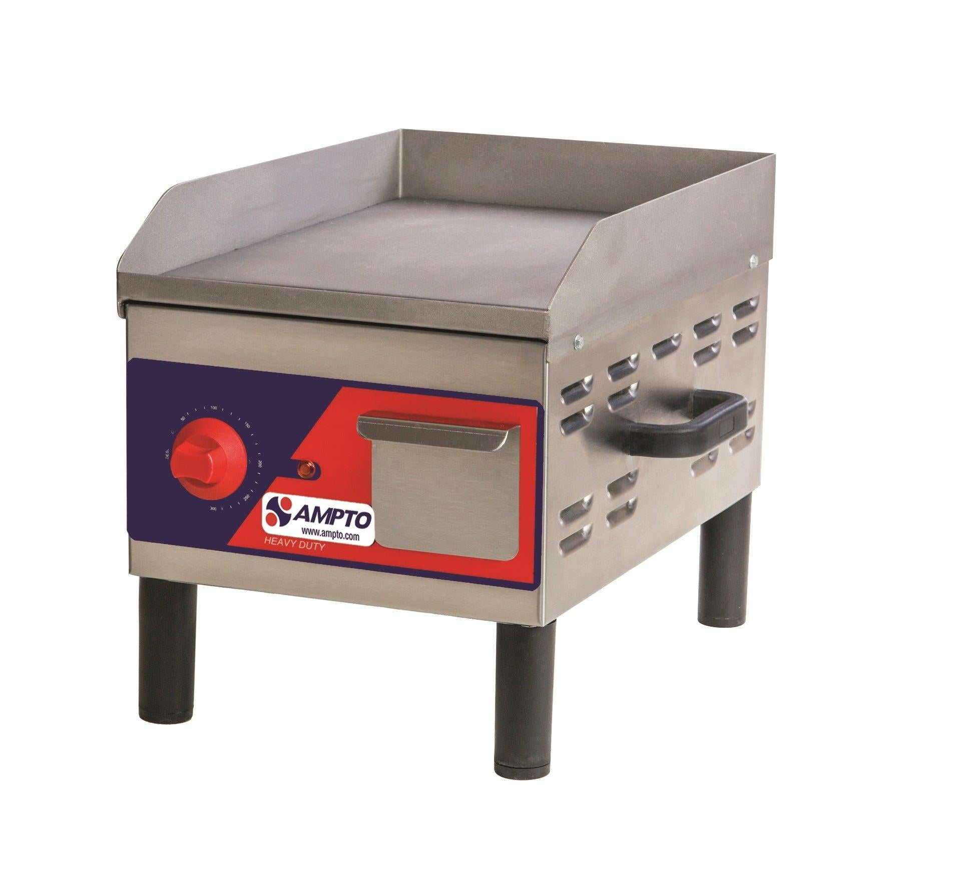 Griddle electric 12" countertop - AMPTO