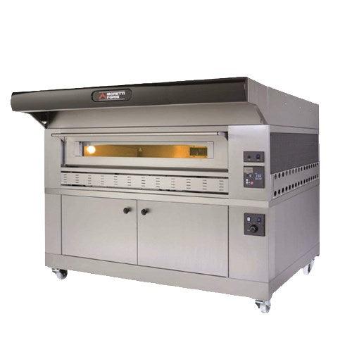 P150G A1 Gas Pizza Oven P150G 58'' x 34'' x 7'' (Chamber) 1 Deck w/proofer - AMPTO