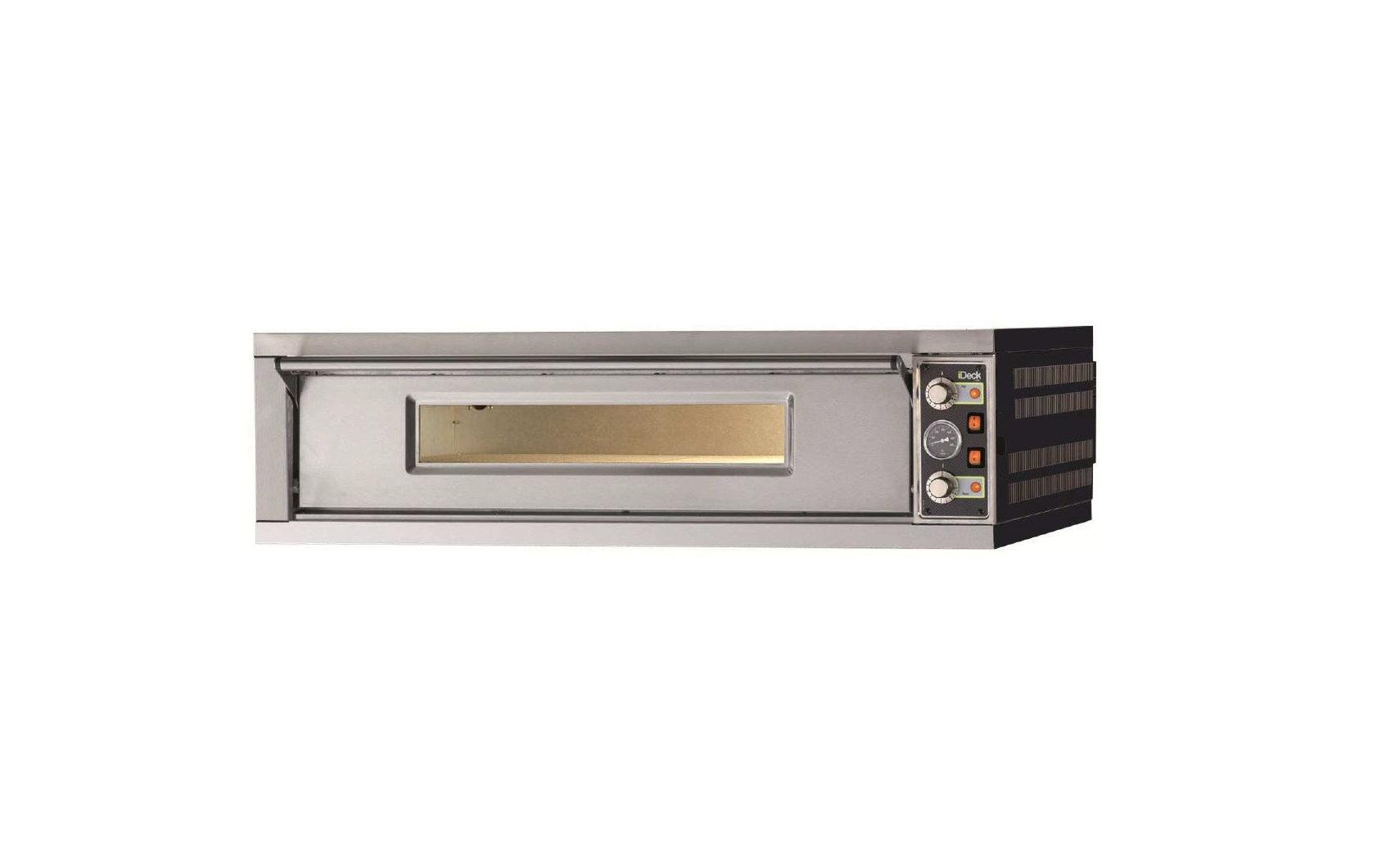 PM 105.65 iDeck Manual Control Electric Pizza Oven 105 x 65 cm chamber. 1 Deck - AMPTO