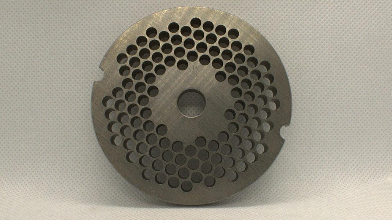 RFAM032 European Grinder Plate #22. 3/16'' (4.5 mm). Stainless Steel - AMPTO