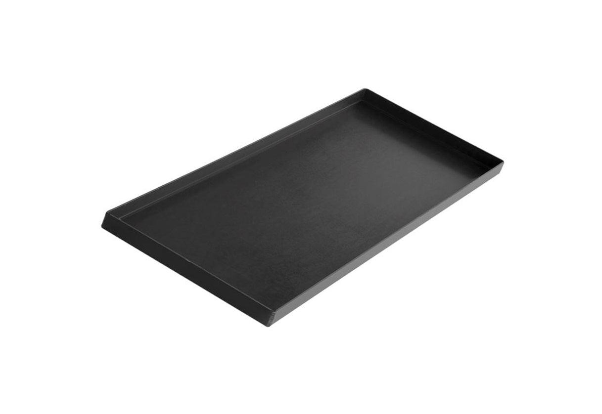 TAG6020 Black/Blue Steel X cross Tray for Display Pizza 60 x 20 x 2 cm - AMPTO