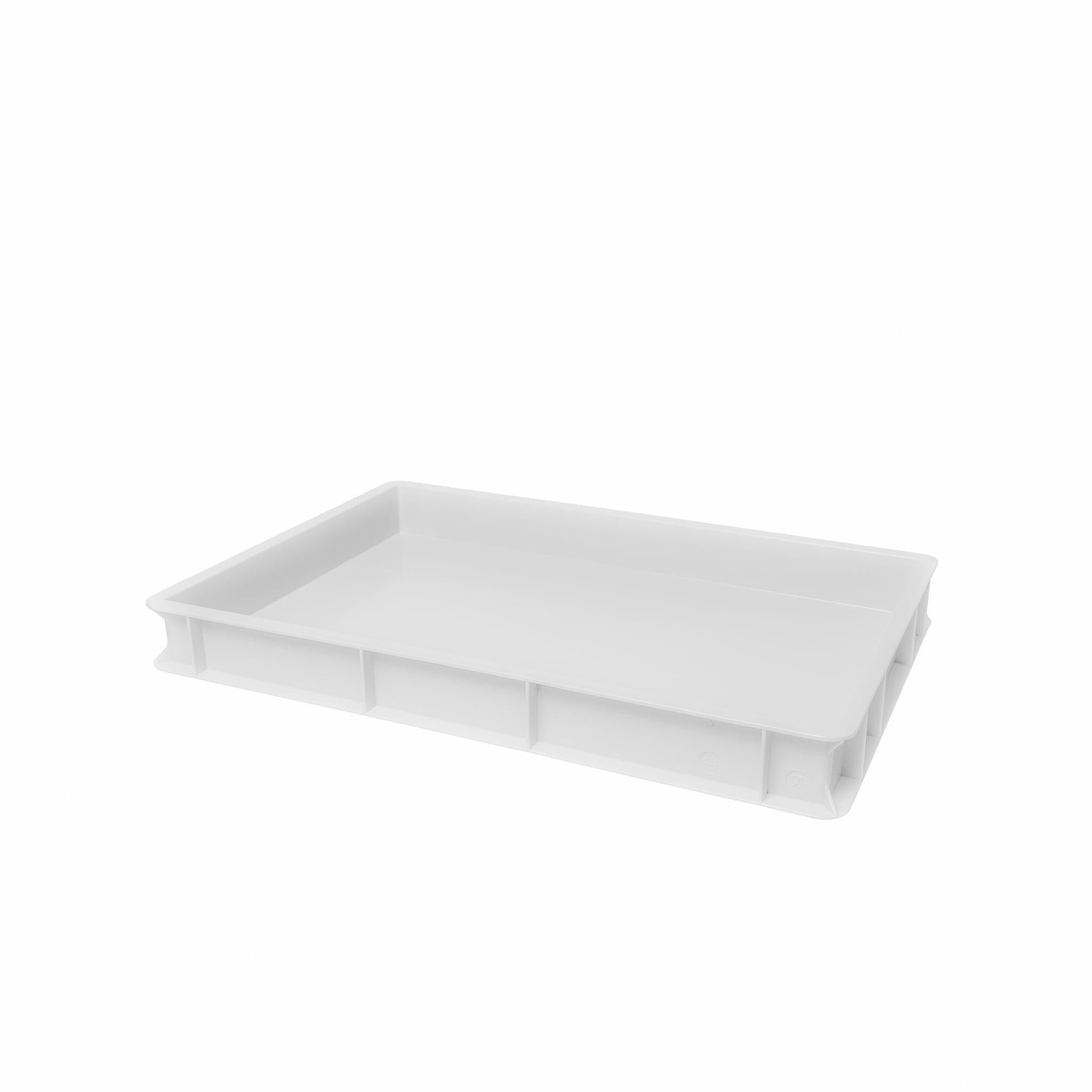 VAS007W - Pizza dough box white H 2-3/4" - AMPTO