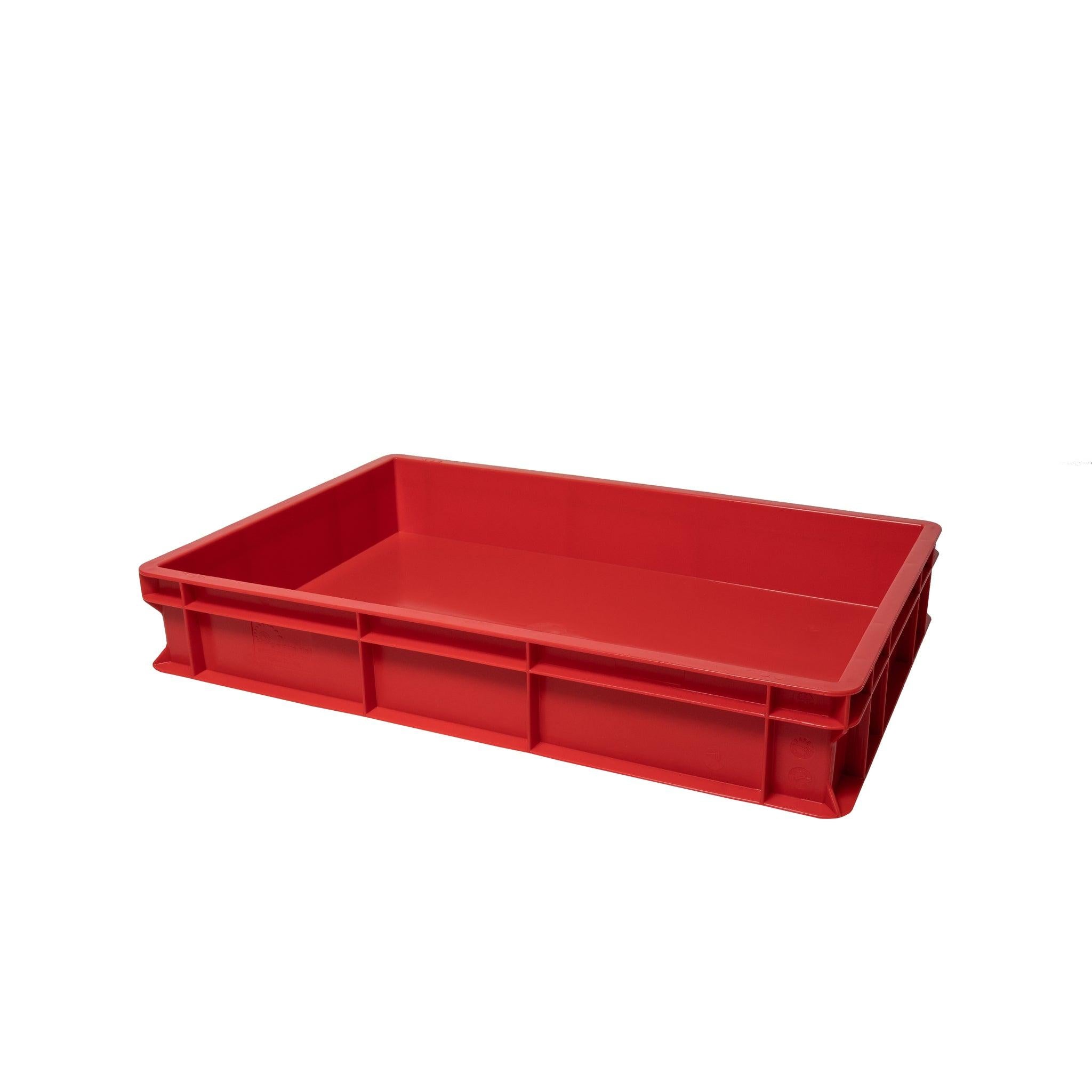 VAS010R- Pizza dough box red H 3-1/2" - AMPTO