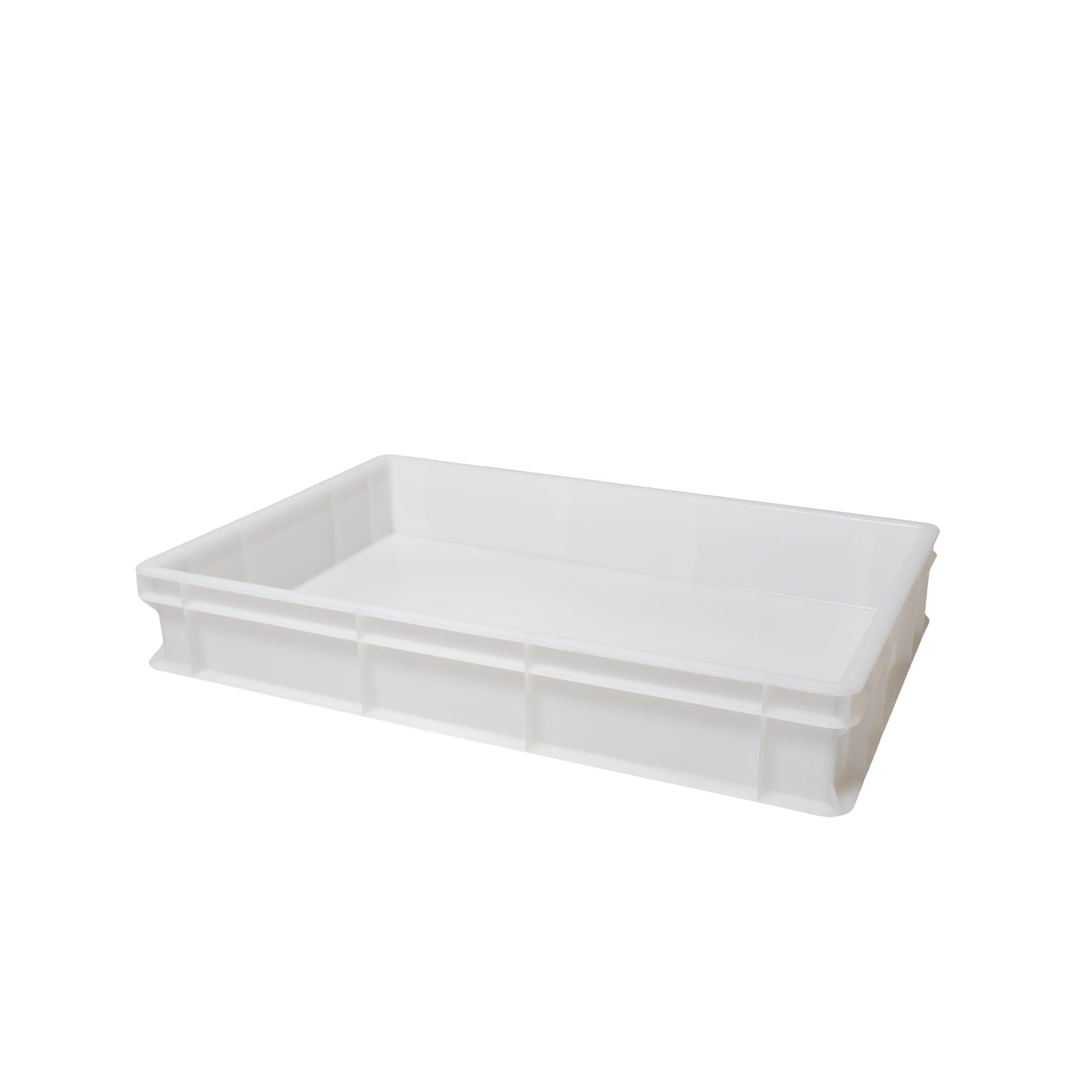 VAS010W- Pizza dough box white H 3-1/2" - AMPTO