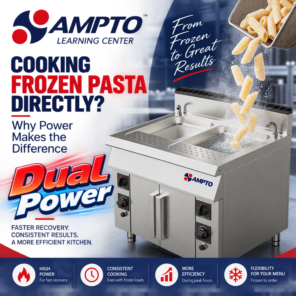 Cooking Frozen Pasta Directly in a Pasta Cooker: Why Power Really Matters