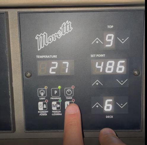 How to Change from Celsius to Fareneheit on Moretti Ovens - AMPTO
