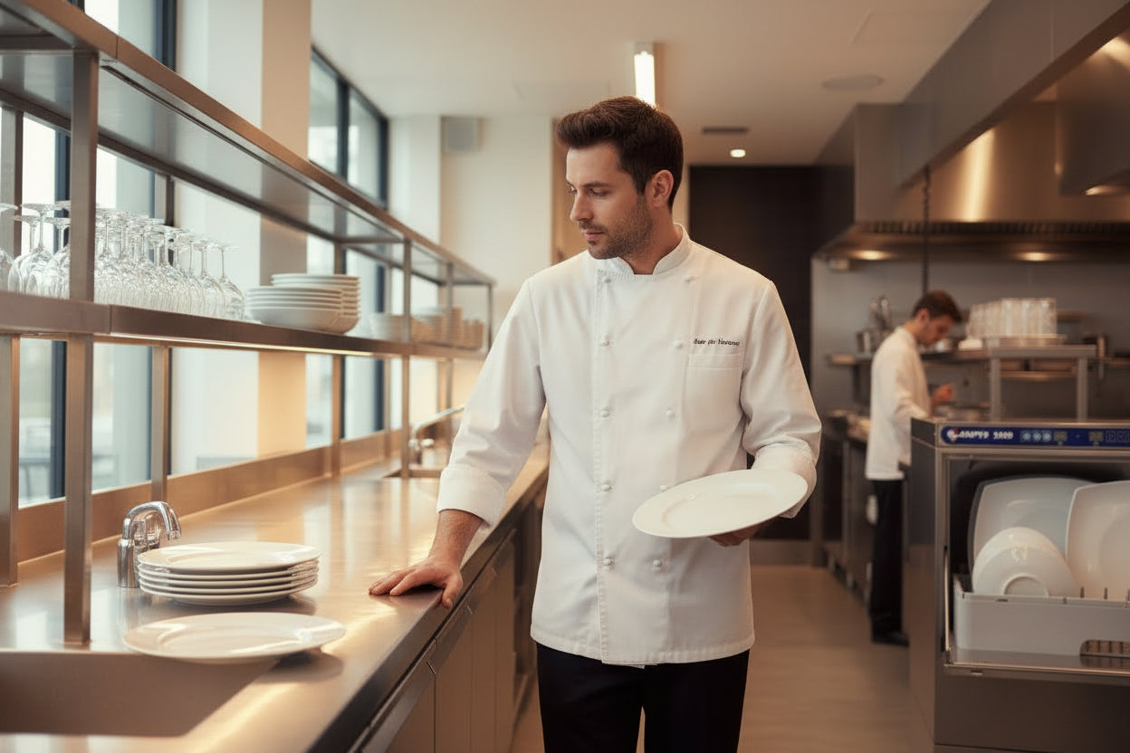 Commercial Dishwasher vs. Residential Dishwasher: Why the AMPTO 500 Stands Out as the Ideal Professional Choice