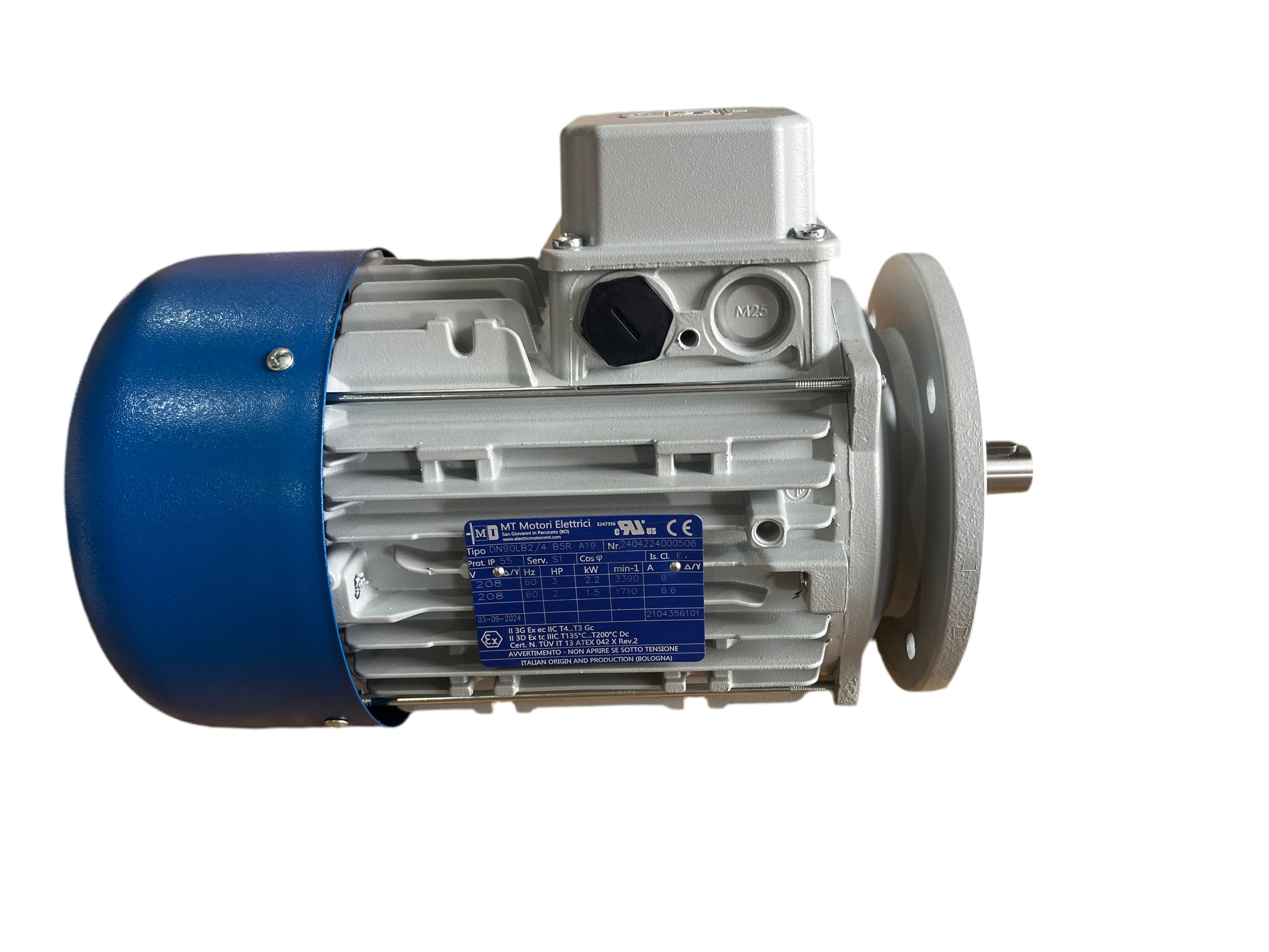RMEC0094 MEC 90L KW 2,2/1,5 V 208-240/60/3