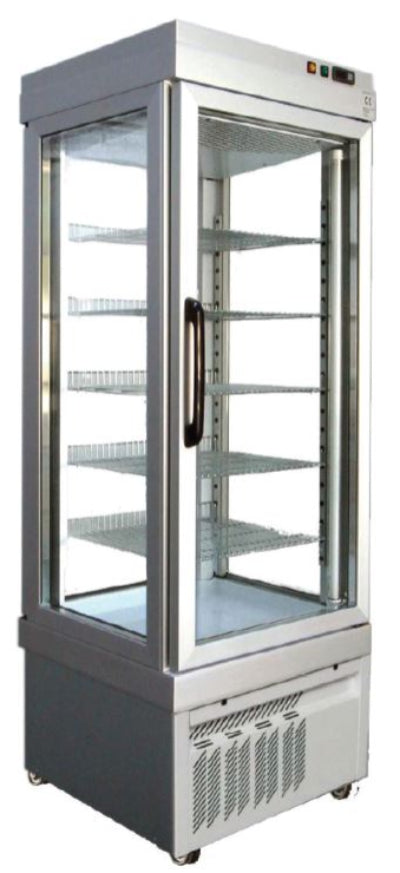 Exhibidor refrigerado de vidrio de 4 lados 4400 NFP
