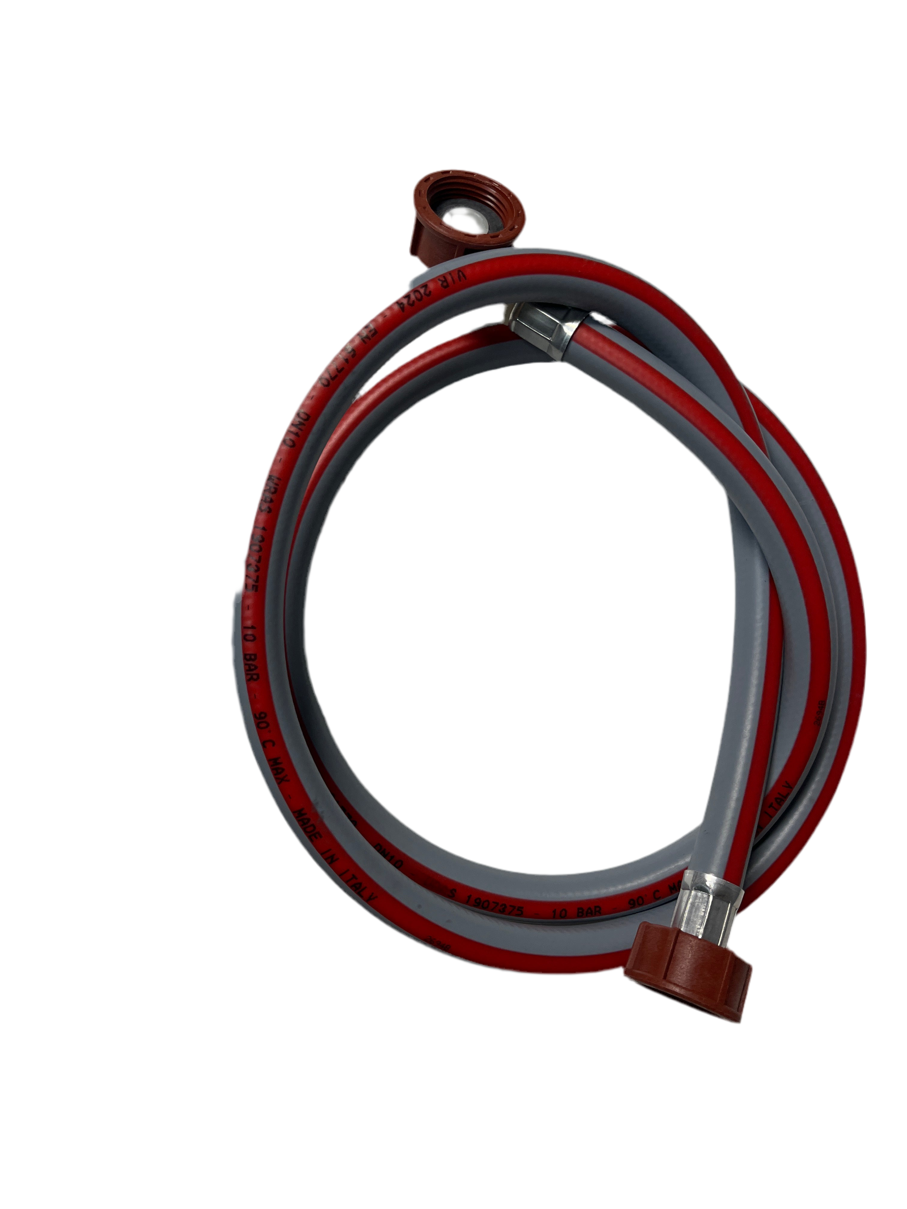 RELV125  INLET HOSE 1500mm  (diam. 10x14.5 Hot Water straight/elbow with gasket)