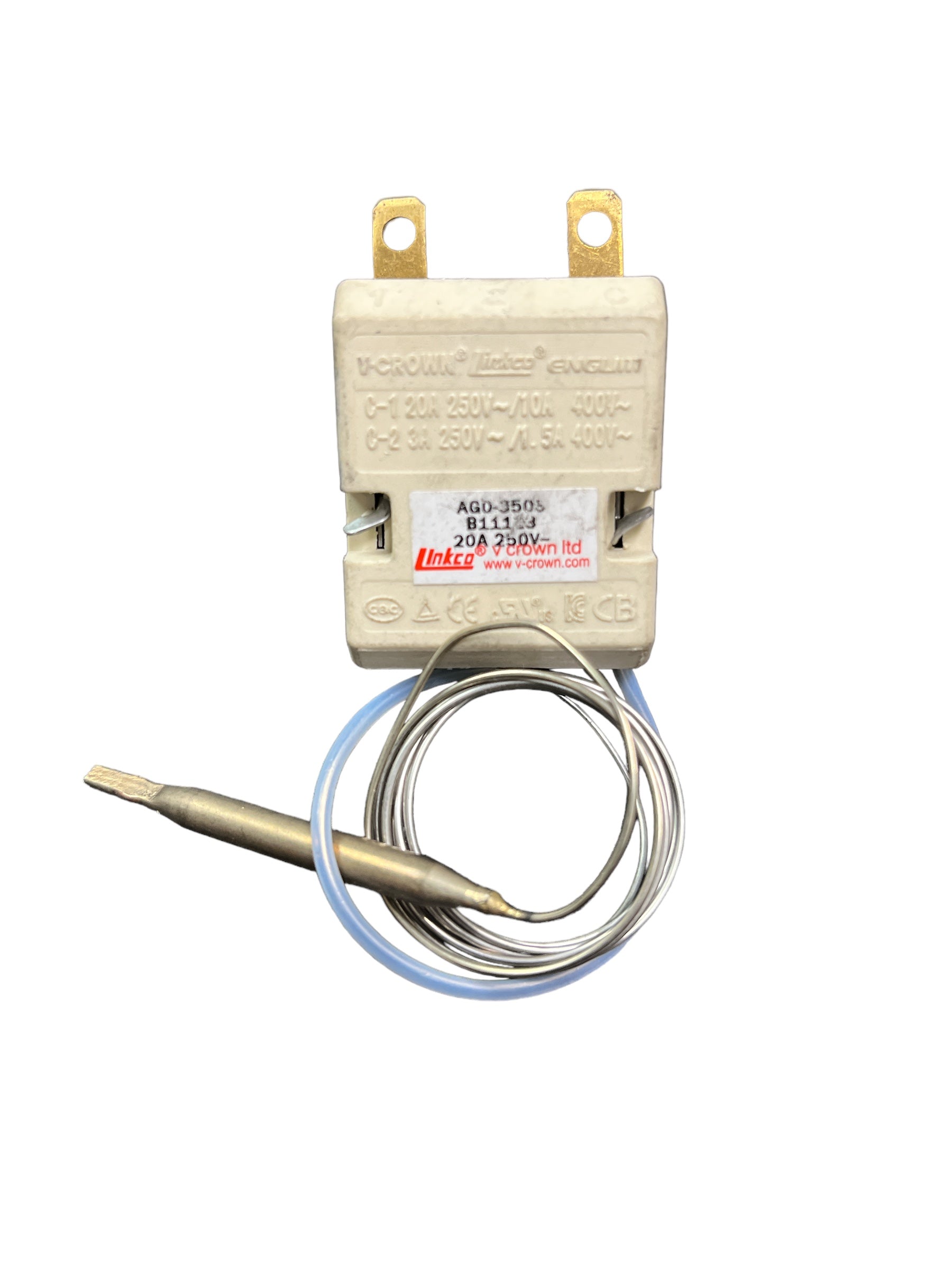 RMET168  Thermostat 50-350 °C / Termostato con perilla 50-350 °C  #TET-018