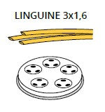 ACTRMPF54 -  BRONZE PASTA DIE LINGUINE 4x1.6 mm