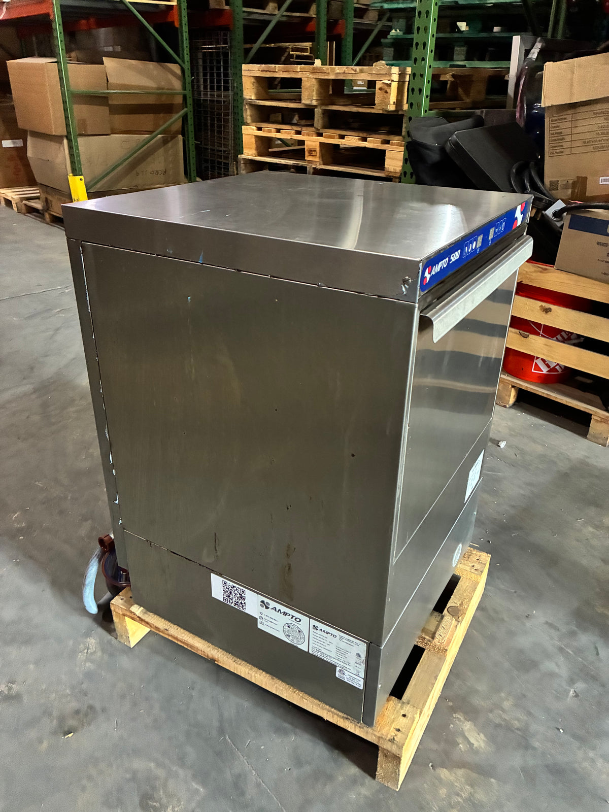 500 - USED Dishwasher Undercounter, door type, front loading, 23-5/8"W, (20/30 or 60) racks/hour capacity, high tem (Copy)