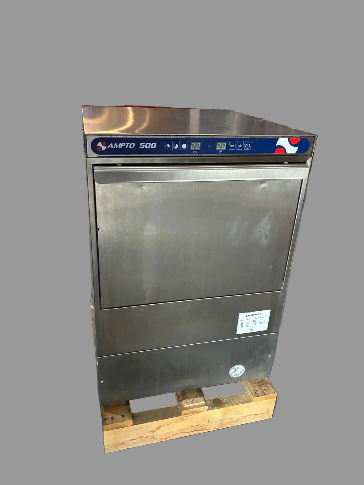 500 - USED Dishwasher Undercounter, door type, front loading, 23-5/8"W, (20/30 or 60) racks/hour capacity, high tem (Copy)