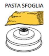 ACTRMPF11 - BRONZE PASTA DIE PASTA SFOGLIA - PF25E