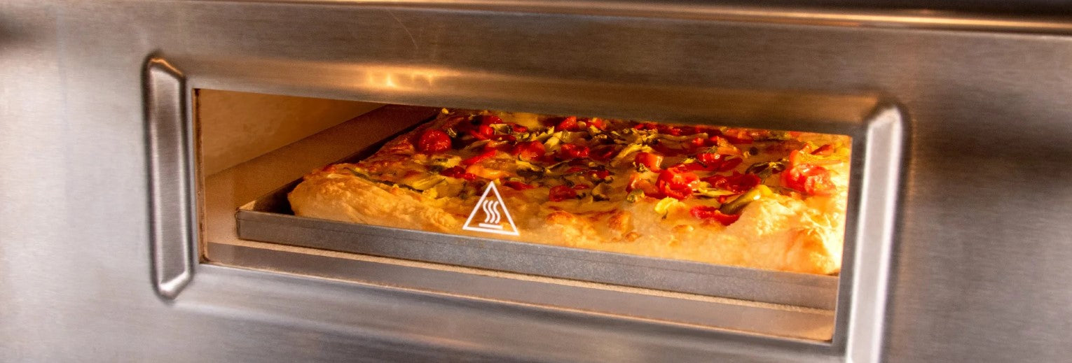 ID-D 105.65 iDeck horno eléctrico para pizza con control electrónico cámara de 105 x 65 cm. 2 cubierta