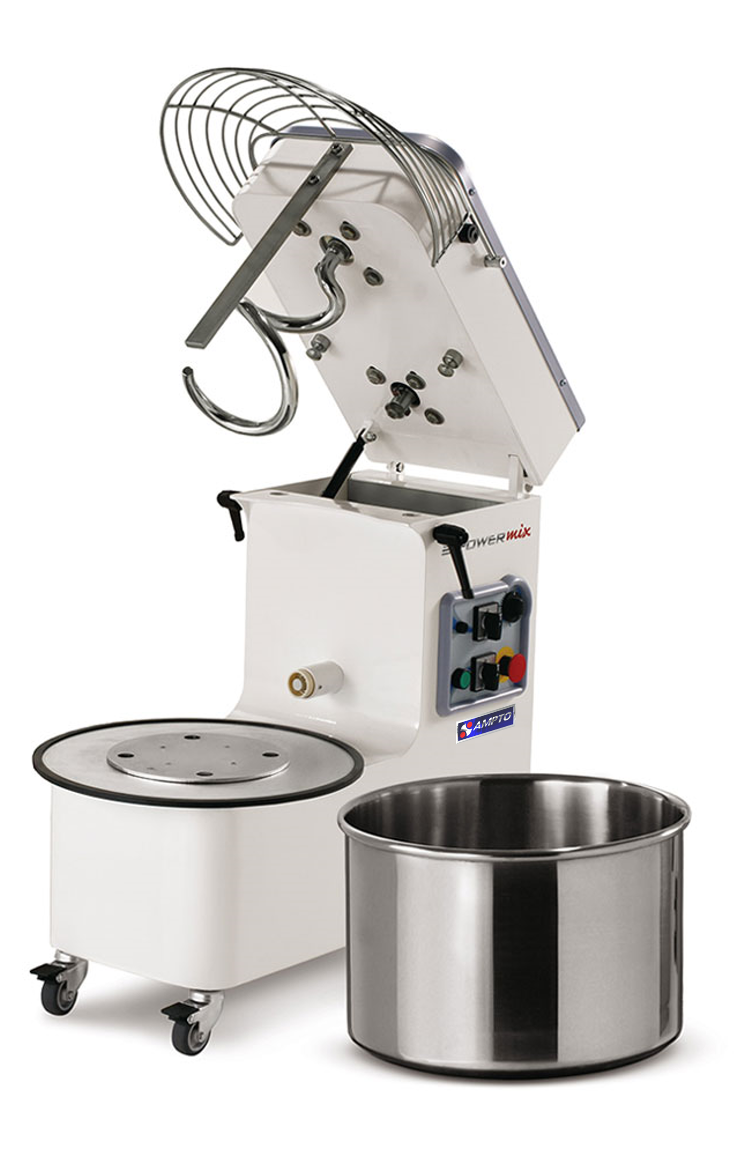 PK44ADUS - Spiral Mixer 97 lbs dough. 66 lbs of flour. 52qts bowl. raising head and removed bowl. 220/60/3 - 2 Speeds. ETL. NSF