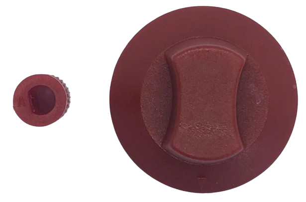 RCRO048  Red Knob for Metal Supreme Gas Fryers and Griddles