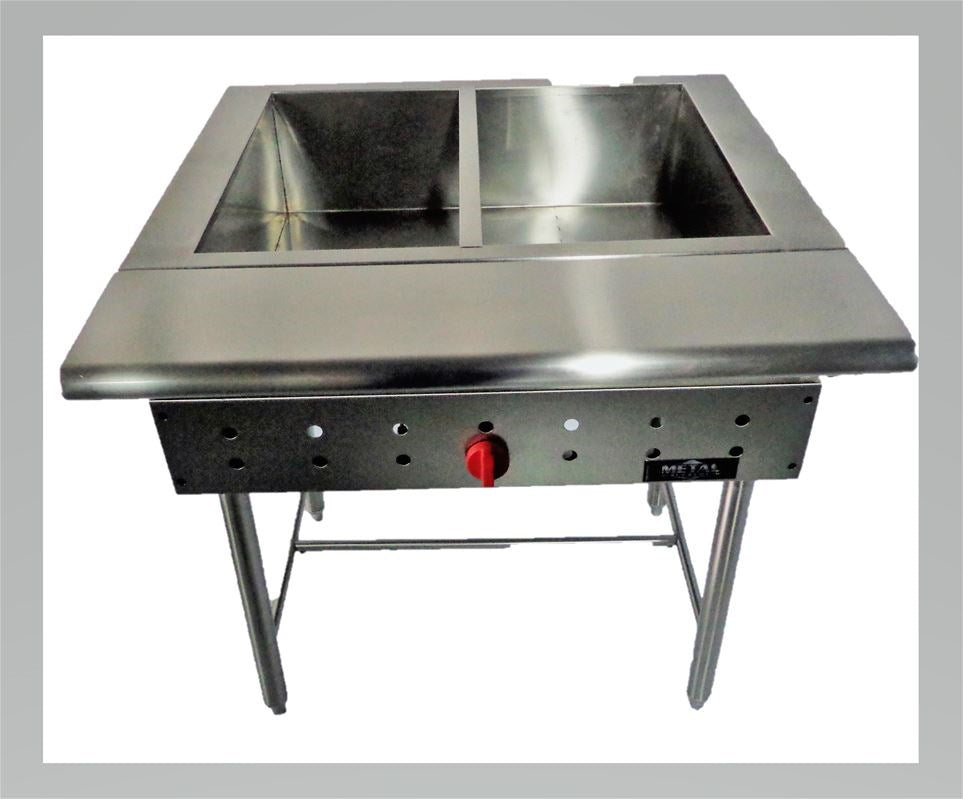 BDMS077GE - Steam table gas 2 full sizes