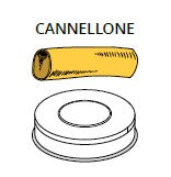 ACTRMPF12 -  BRONZE PASTA DIE CANNELLONI RIPIENO