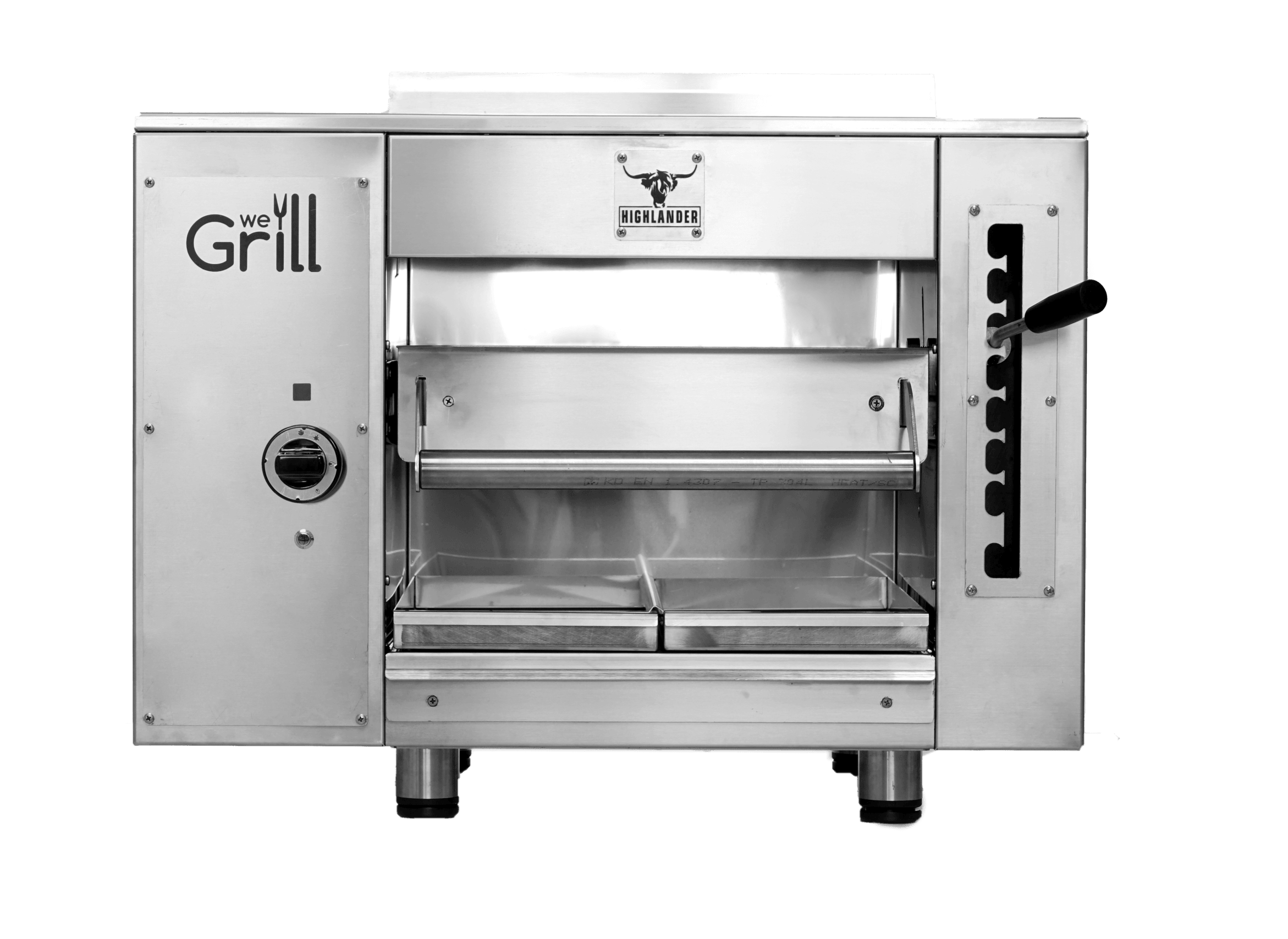 HIGHLANDER-G - Gas Overfire Broiler Highlander 1 infrared burner