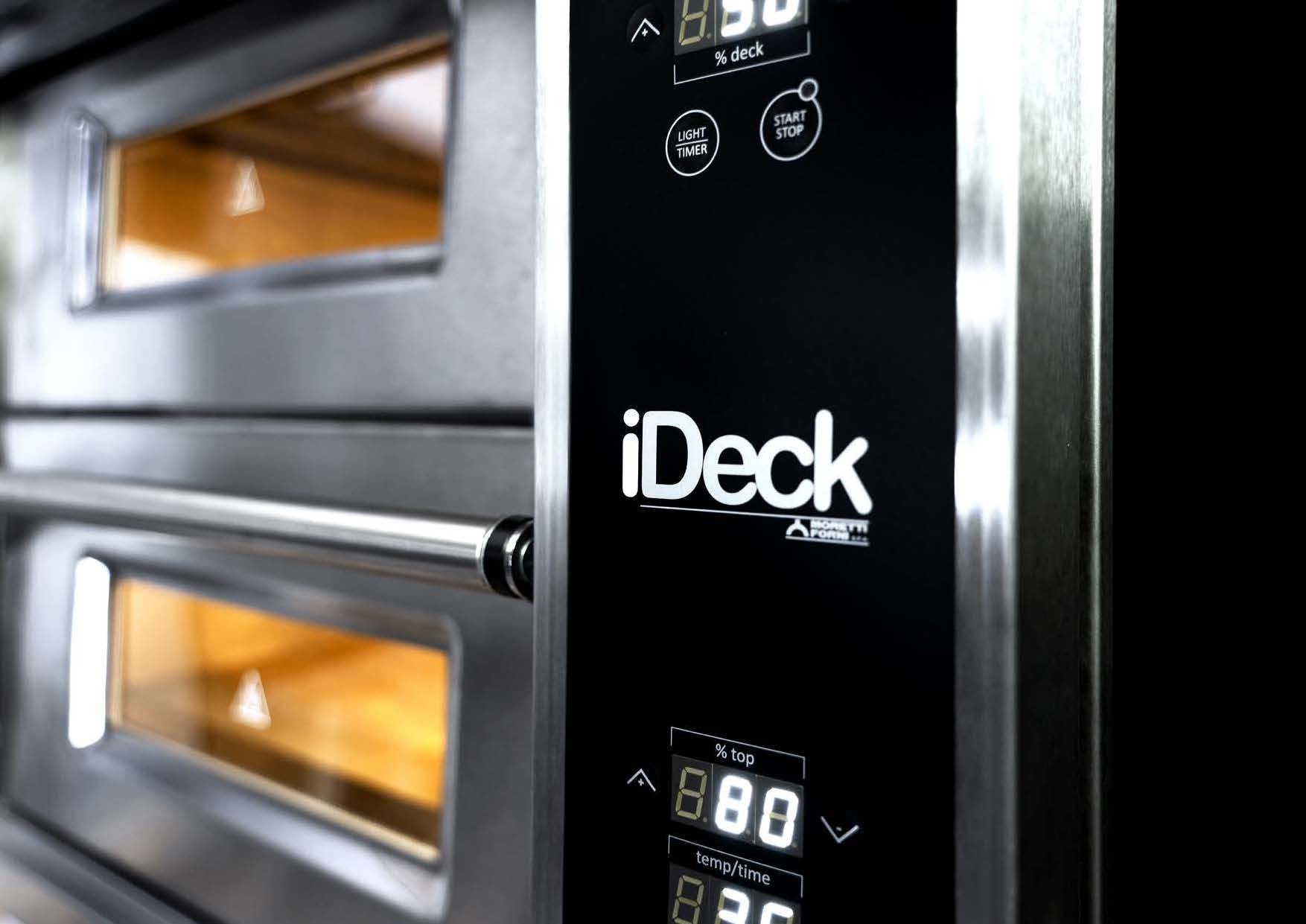 ID-M 105.65 iDeck electronic Control Electric Pizza Oven 41" x 25" chamber (Internal) . 1 Deck