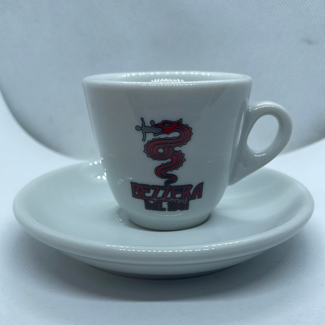 7990609 - ESPRESSO CUP BEZZERA SINCE 1901 Set of 6 with plate