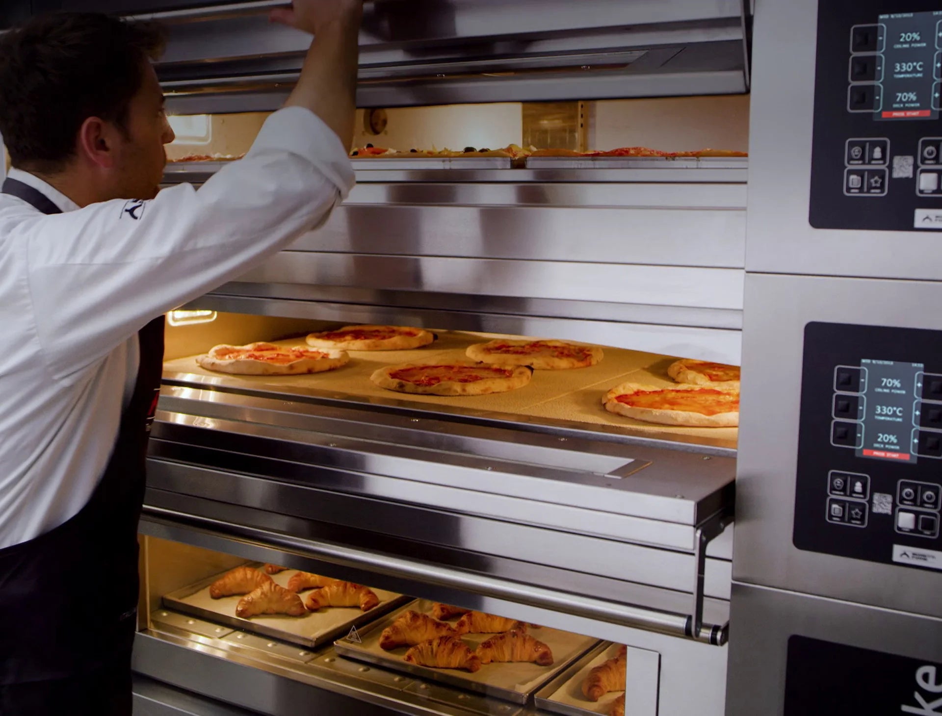 S125E3 - Serie S modular Electric Pizza oven 48-3/4"x49-1/2"x6-1/4" (Chamber)