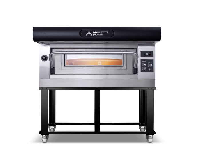 AMALFI A1 Electric Pizza Oven Amalfi  26'' x 41'' x 7'' (Chamber)  208/240/60/3 - 1 Deck with tray guide base