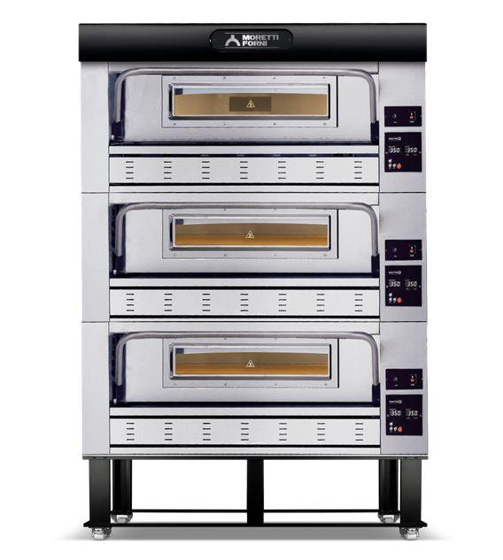 P110G B3 Gas Pizza Oven P110G  44'' x 44'' x 7'' (Chamber) - 3 Decks