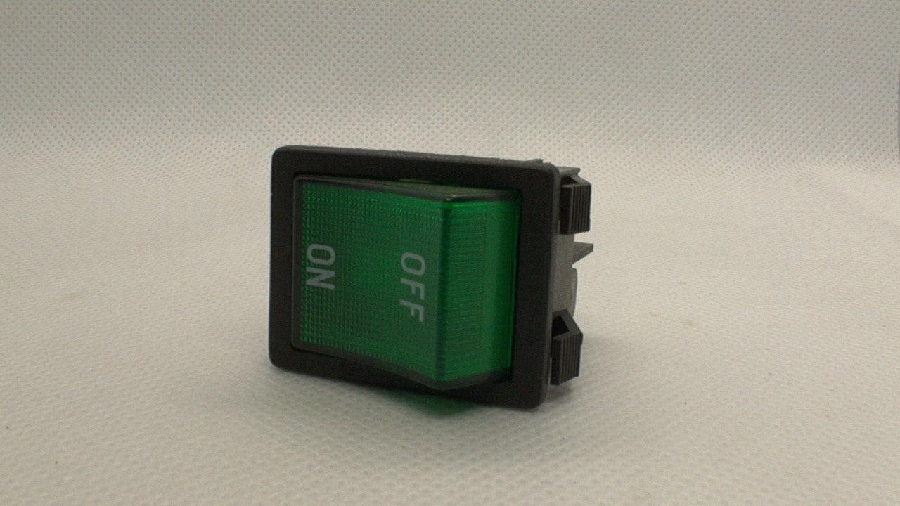 RTEK004  Tekna Main Switch. Green - AMPTO